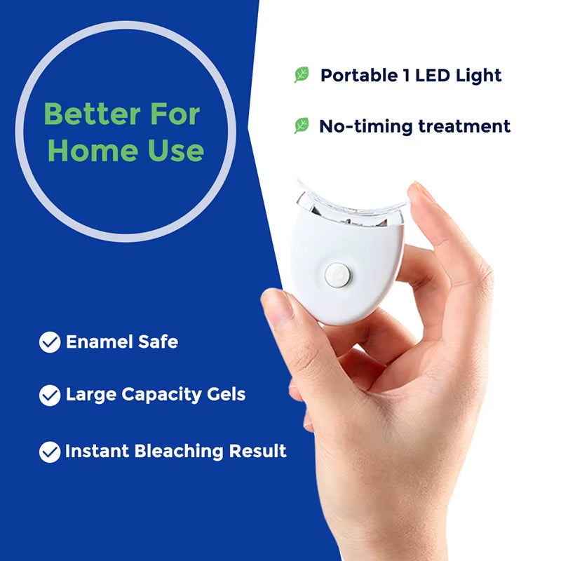 Teeth Light LED Blue Light Whitening Kit Teeth Beauty Machine Utilizes Cold Light Technology Personal Dentals Treatments ﻿