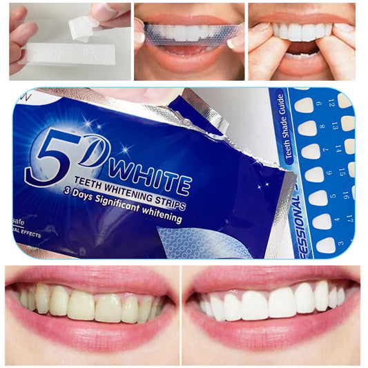 Tiras blanqueadoras dentales 5D White