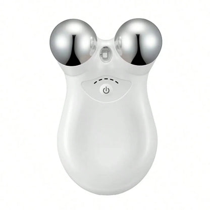 Microcurrent EMS facial massager beauty device for firming and lifting the skin
