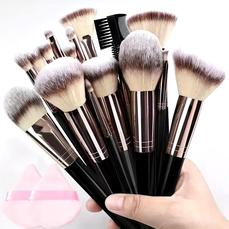 Professional 3-20PCS Makeup Brushes Set Eyeshadow Foundation Concealer Blending Blush Brush Kabuki Soft Fluffy Women Beauty Tool